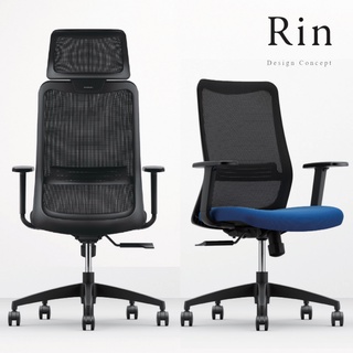 OKAMURA เก้าอี้รุ่น RIN, PLASTIC BASE, NON SEAT SLIDE, 3D ARMREST