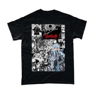 T-shirt  เสื้อยืด พิมพ์ลายการ์ตูนอนิเมะ Griffith Berserk มังงะ สําหรับผู้ชายS-5XL