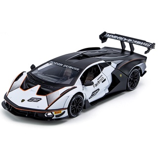 โมเดลรถยนต์ Lamborghini SCV12 สเกล 1:24 ของเล่นสะสม สําหรับเด็ก