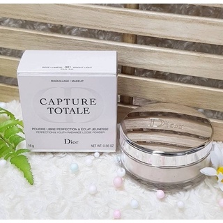 DIOR Capture Totale Perfection &amp; Youth Radiance Loose Powder #001 Bright Light ขนาดปกติ 16g