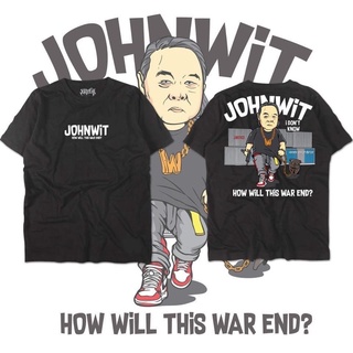 JHON WIT V.8 XP. เสื้อยืดลายล้อเลียนการเมือง ค่าส่งถูก