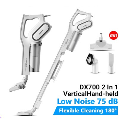 ❂♞Deerma DX700/DX700S เครื่องดูดฝุ่นพลังไซโคลน 2 in 1 แรงดูดสูง 15000 Pa -30D{ประกัน 90 วันครับ}