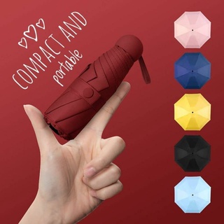 HealthyClick time lover mini umbrella ร่มแคปซูลกันฝน/กันแสง UV คละสี