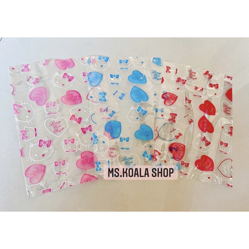 ถุงพลาสติกใสพิมพ์ลาย(ขยายข้าง) ลายน่ารัก ราคา ถูกที่สุด ดีลบีเคเค แกลเลอรีภาพที่ 6