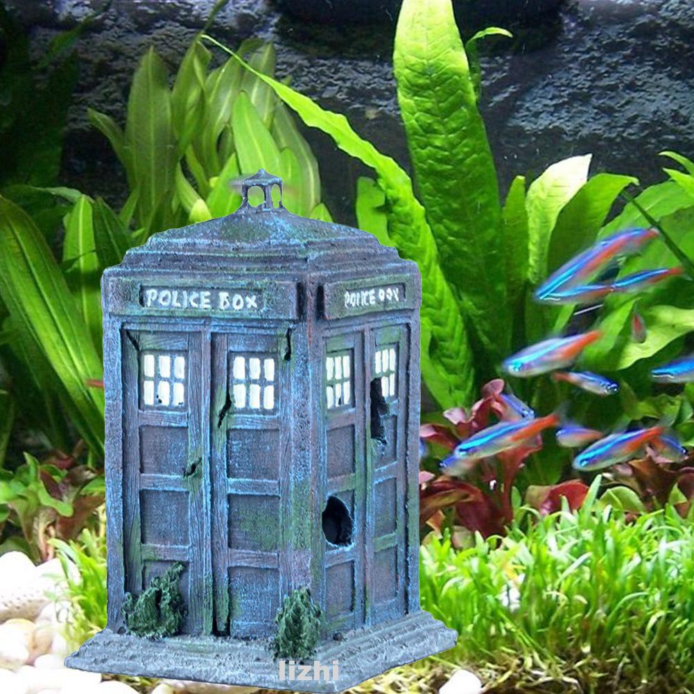 Gift Underwater Simulation Resin Landscaping Fish Tank Decor House Accessories Aquarium Ornament