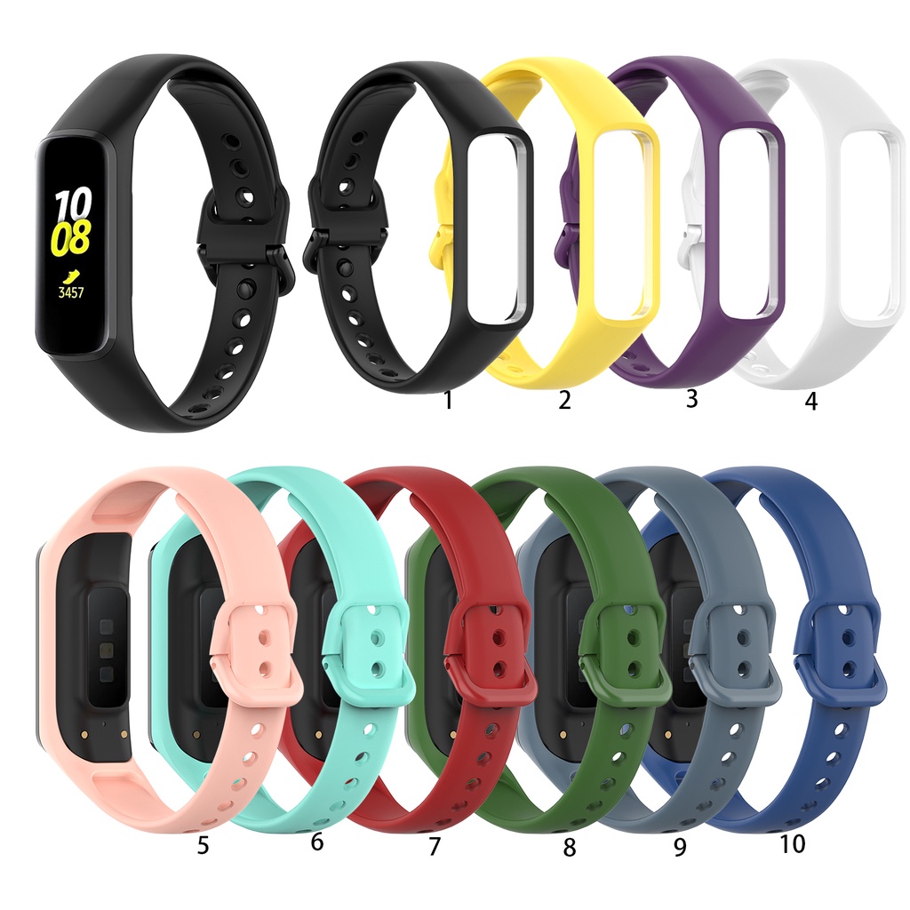 สายรัดข้อมือซิลิโคนอ่อนสำหรับเปลี่ยนสายกีฬาสำหรับ Samsung Galaxy Fit-e SM-R375