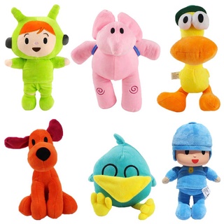 ตุ๊กตาของเล่น Pocoyo Elly Pato Loula Sleepy Bird แบบนุ่มของเล่นสําหรับเด็ก