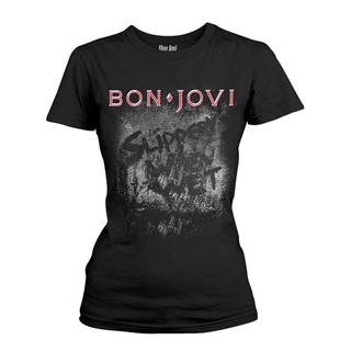 Tmgts1 [พร้อมส่ง] เสื้อยืดแขนสั้นลําลอง ผ้าฝ้าย พิมพ์ลาย Jon Bon Jovi Slippery พลัสไซซ์ ของขวัญวันเกิด สําหรับผู้ชาย XS-