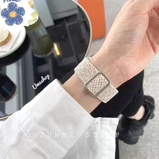 สายยืดแท้ สีใหม่ สายนาฬิกา smart Watch 11 10 9 8 ultra Se 7 6 5 4 3 2 1 size 40/41/44/45/46/49mm สายนาฬิกา samrt watch