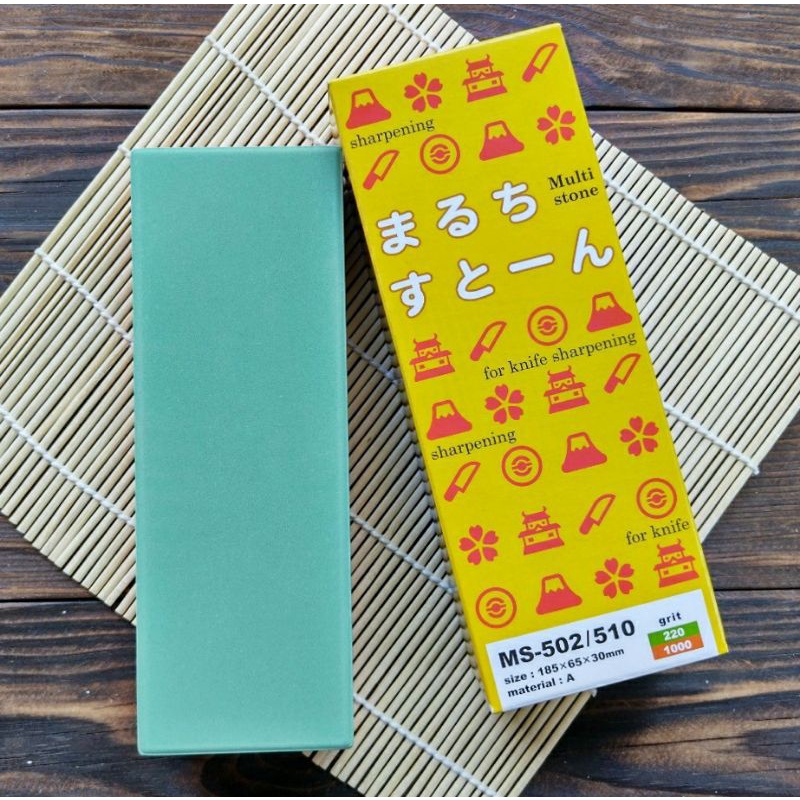หินลับมีด Naniwa Lobster 220/1000 Grit หินลับมีดญี่ปุ่น หินลับมีด ลับสิ่ว ลับมีดกรีดยาง ลับมีดเซฟ ลับมีดญี่ปุ่น
