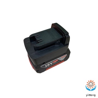 yiittong Battery  Adapter Compatible For Bosch 18v-li-ion Battery Converted To Compatible For Milwaukee M18 Battery