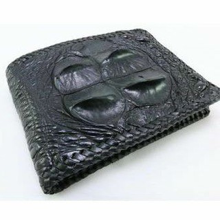 crocodile wallet กระเป๋าสตางค์หนังจระเข้ส่วนหัว