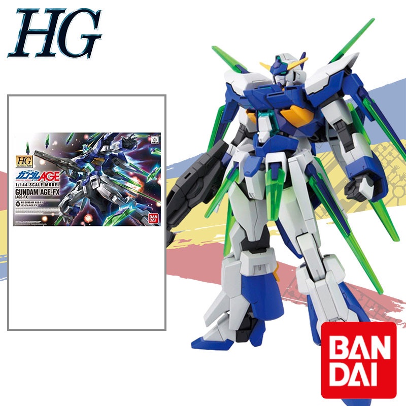 สูงสุดal Bandai HG 1/144 Mobile Suit Gundam AGE AGEFX Assembly Model Collection Action Figure Toyถึงหุ่นยนต์