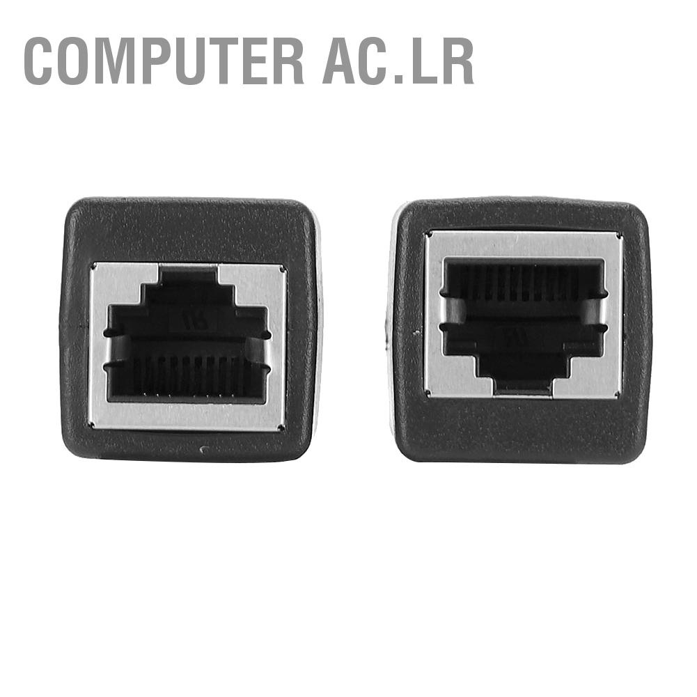 อะแดปเตอร์เชื่อมต่อสายเคเบิ้ล Coupler Rj45 Lan Female To Adapter สําหรับ Cat7 / Cat6 Cat5E 2ชิ้น
#8