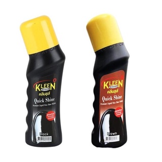 Kleen Shoe Quick Shine น้ำยาทารองเท้า คลีนชูส์ 75ml (1pcs)