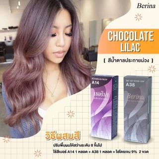 Berina สีน้ำตาลประกายม่วง (A14+A38)