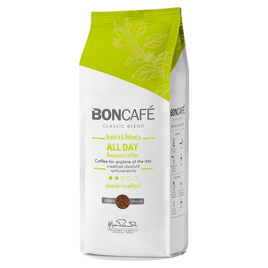 🔥The Best!! บอนกาแฟ คลาสสิค เบลนด์ ออลเดย์ กาแฟคั่วแท้ ชนิดบด 250กรัม Bon Café Classic Blend All Day