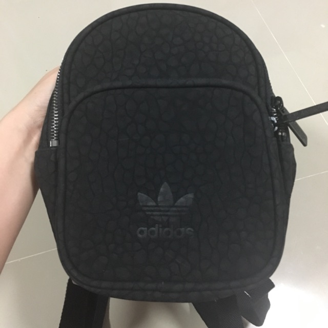 adidas mini backpack โลโก้ดำ