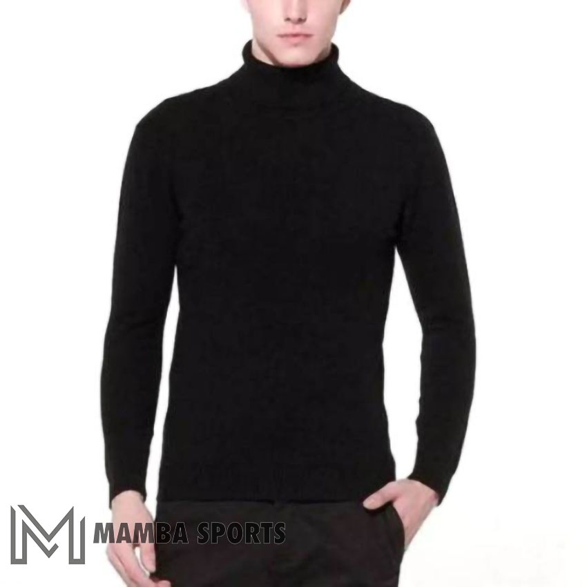 Men& 39;s/boys& 39; เสื้อผ้า TURTLENECK, แขนยาว, PLAIN เสื้อยืดคอสูง, แขนยาว