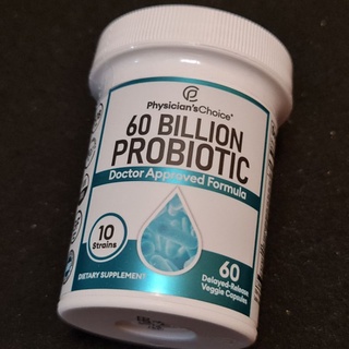 PROBIOTIC 60 BILLION CFU 60 V-Caps 60 Days Supply สำหรับ 60 วัน