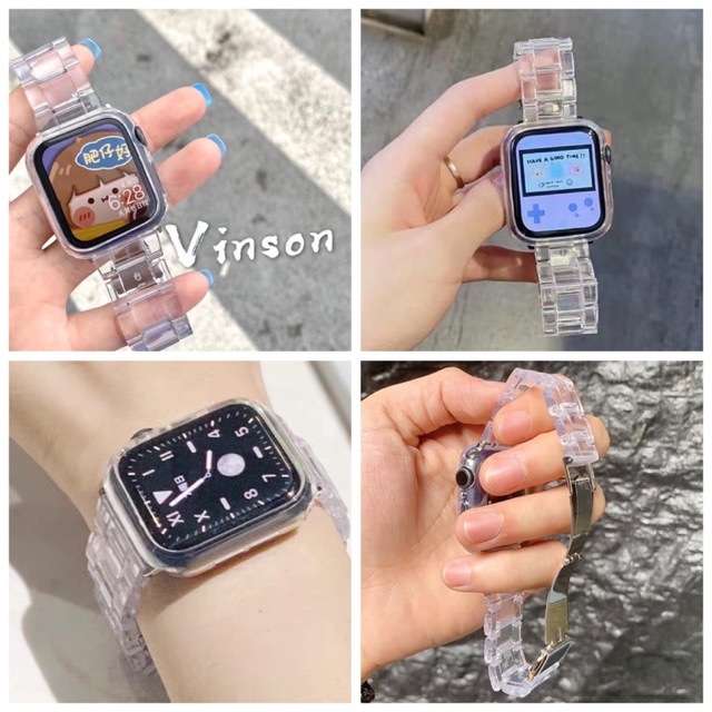 🔥 New 🔥สาย Apple watch รุ่นใหม่แบบใสclear🤍