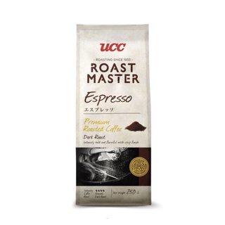 กาแฟ ยูซีซี เอสเพรสโซ่ 250g UCC Roast Master Espresso Premium Roasted Coffee Dark Roast