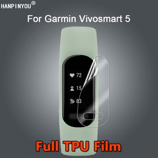 สําหรับ Garmin Vivosmart Vivo Smart 5 Ultra Slim ใสนุ่ม TPU ฟิล์มกันรอยหน้าจอ - ไม่ใช่กระจกนิรภัย