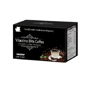 ❤ของแท้♥️ 100 % มี อย. กาแฟควบคุมน้ำหนักไวแทคชิโน เอลิต้า คอฟฟี Vitaccino Elita Coffee (Instant Coffee Mixture) กาแฟดำ
