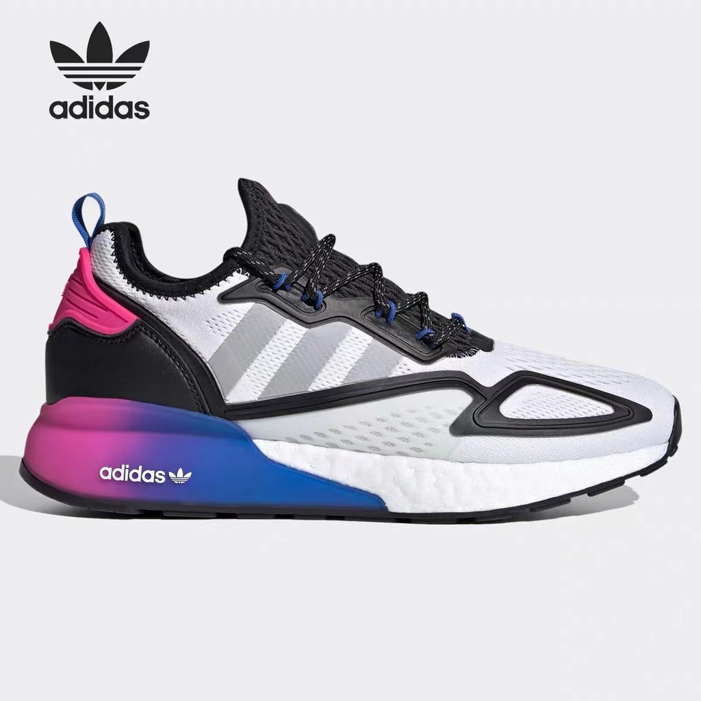 adidas ORIGINALS ZX 2K Boost 2021 Shoes สีสัน ขาว FX8835