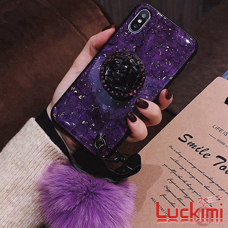 VIVO Y17,Y3,Y15,Y12,V15,V15 Pro,V11,V11 Pro,V11I,Y91,Y91i,Y93,Y95,Y91C,IQOO,U1, Bling Soft Phone Case +Strap