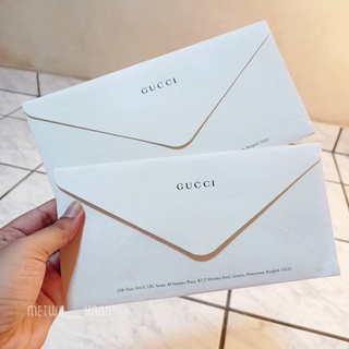 พร้อมส่ง!!! ซองใบเสร็จ GUCCI แท้ 💯%