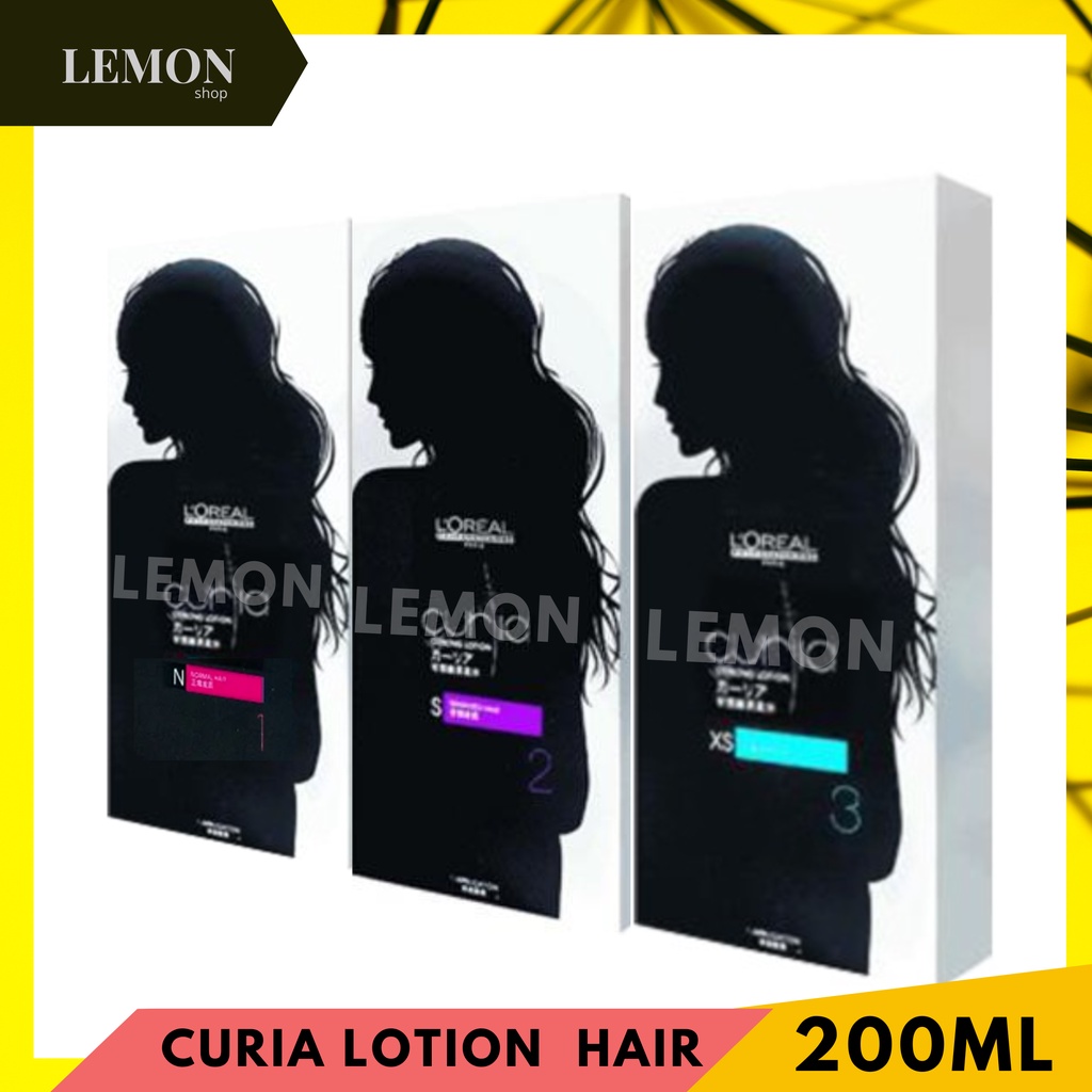 L'oreal curia lotion 100ml(1 N Normal,2 S sensitized,3 XS extra)ลอรีอัล เคิร์ลเลียร์ น้ำยาดัดผม(ธรรม