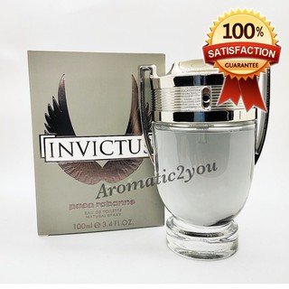 🧜🏻‍♂️Aromati2you🧜🏻 น้ำหอมผู้ชาย Paco Rabanne invictus EDT 100 ml. (กล่องจริง ไม่มีซีล) แบรนด์แท้ จัดส่งฟรี