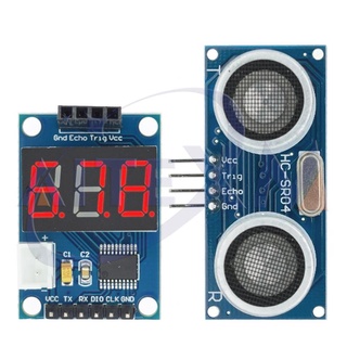 บอร์ดทดสอบอัลตราโซนิก SR04 HC-SR04 SR04 สําหรับ Arduino