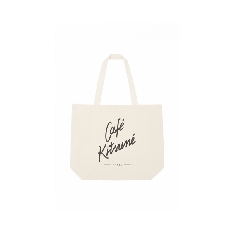 พร้อมส่ง*ส่งฟรี Maison Kitsune 🦊 TOTE BAG CAFE KITSUNE