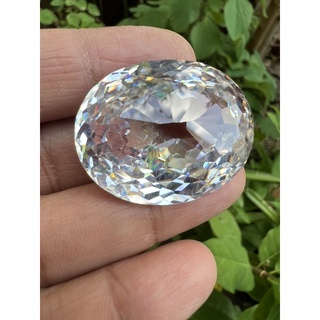 cz White Diamond 26x20mm 94 carats