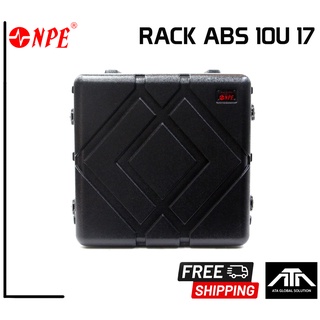 NPE RACK ABS 10U 17 นิ้ว แร็คใส่เครื่องเสียง กล่องใส่เครื่องเสียง แข็งแรง กันน้ำ