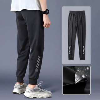 M-5XL กางเกงผู้ชาย Fashion Casual Sports Pants Men Drawstring Jogger Pants