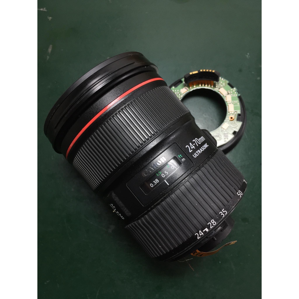 ซ่อม Canon EF 24-70mm f/2.8L II USM ไม่โฟกัส เลนส์ขึ้น err err01 ล้างเลนส์ เลนส์ขึ้นรา เลนส์เป็นฝ้า