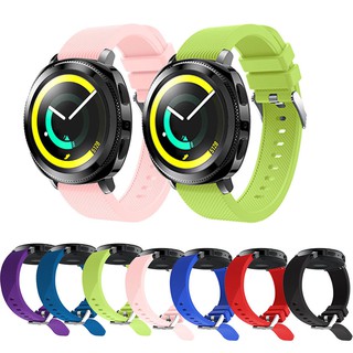 สายนาฬิกาข้อมือซิลิโคน สไตล์คลาสสิก สําหรับ Samsung Gear Sport Gear S2 R732 Garmin Venu 2 Plus