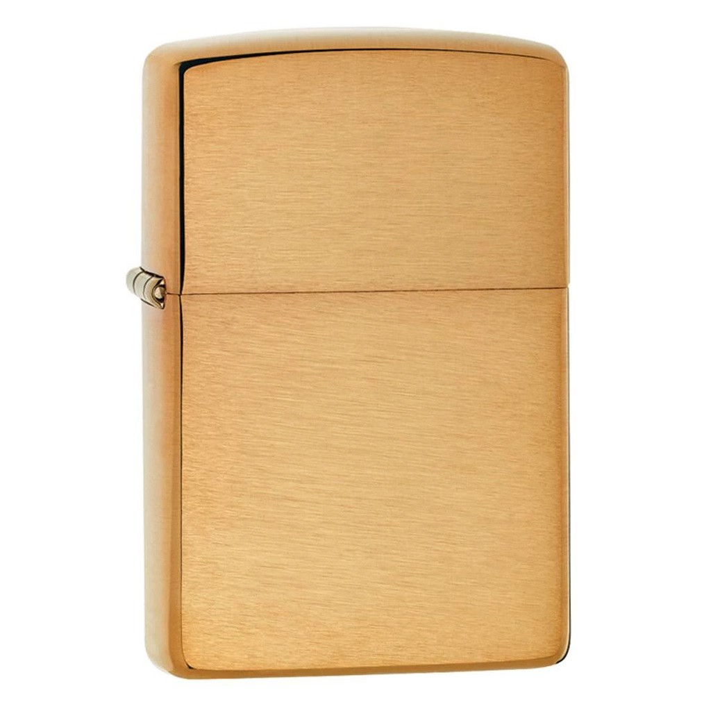 ซิปโป้ รุ่น 204B Brushed Brass Zippo ของแท้ รับประกันตลอดชีวิต นำเข้าและจำหน่ายโดยตัวแทนจำหน่าย