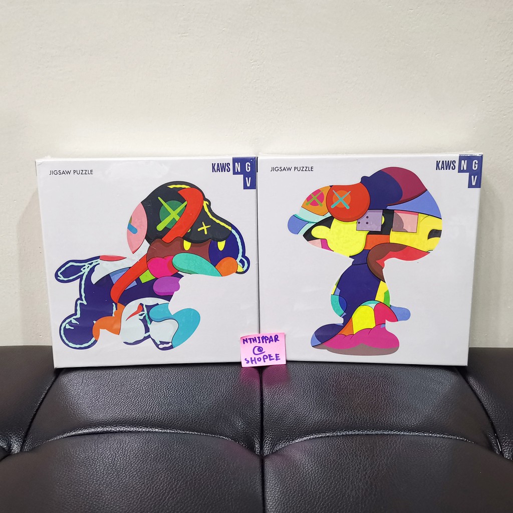 ++ ขาย puzzle ตัวต่อ Kaws NGV Snoopy No One's Home &amp; Stay Steady set ของใหม่ในซีล ของแท้ พร้อมส่ง Artist design art toy+
