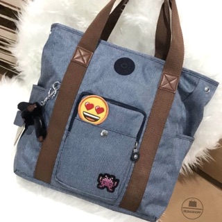 KIPLING EMOJI HANDBAG รุ่น Limited คอลเลคชั่น EMOJI สียีนส์