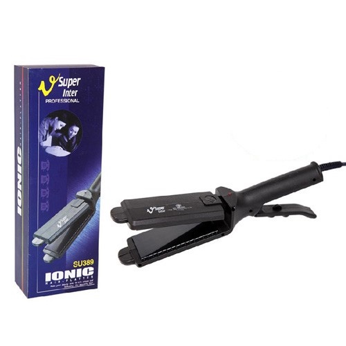 Super V Inter SU-389.  เครื่องหนีบผมตรงไฟฟ้า รุ่น SU-389