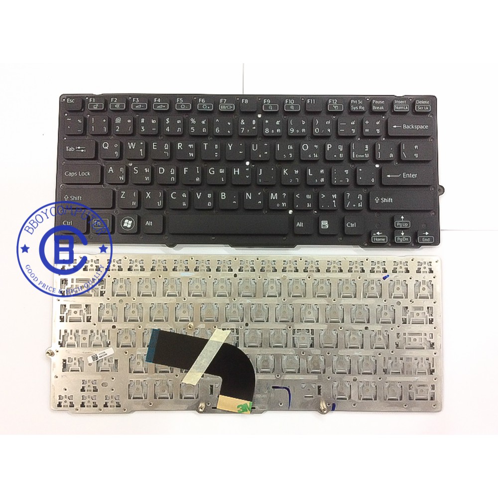 SONY Keyboard คีย์บอร์ด SONY VAIO VPC- SB / SD VPCSB VPCSD Series สีดำ ไทย-อังกฤษ