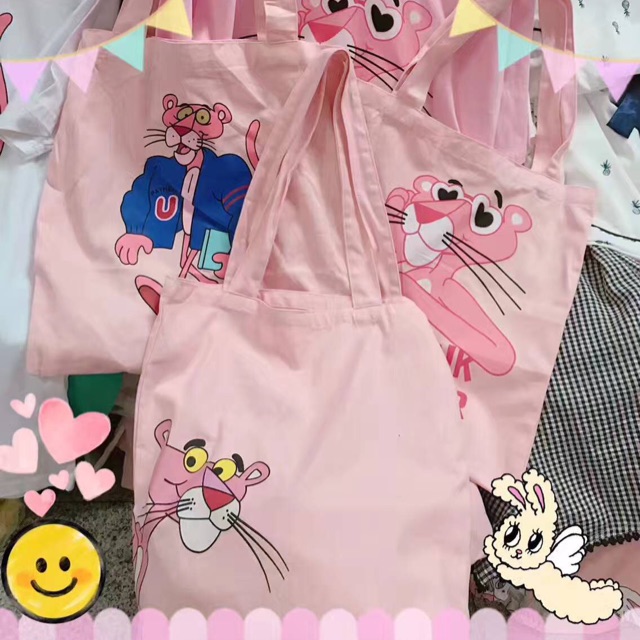 กระเป๋า pink panther พร้อมส่ง