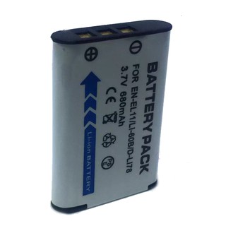 Camera Battery(Grade A) For Olympus รหัสแบต LI-60B  LI60B For Olympus FE-360 FE-370 S550 R50E10 X-880 C-575 (White)