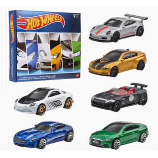 Hot wheels European Car Culture Multi Pack ลิขสิทธิ์แท้ ชุดรถยุโรป ชุด 6คัน โมเดลรถเหล็ก hot wheel hotwheels