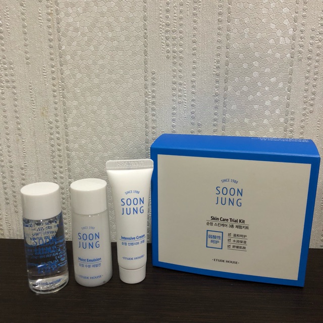 New etude house Soon Jung skin care trial kit