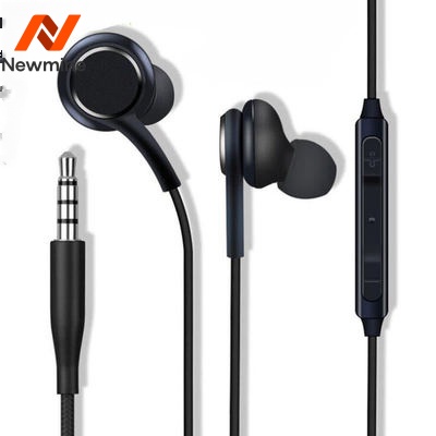 Newmine ชุดหูฟังไมโครโฟนแบบมีสายในหู 3.5 มม. ควบคุมระดับเสียงสำหรับ Samsung Huawei Xiaomi iPhone vivo สมาร์ทโฟน Android ชุดหูฟัง Apple headset